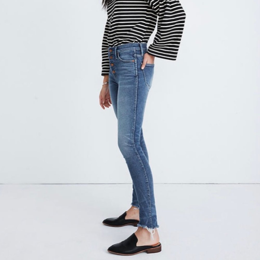 Madewell 10" High-Rise Skinny Jeans Size 27